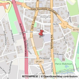 Mappa Via Kennedy, 47, 87036 Rende, Cosenza (Calabria)