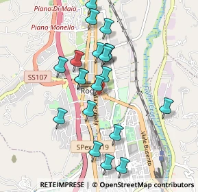 Mappa Via Po, 87036 Quattromiglia CS, Italia (0.969)