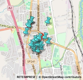 Mappa Via Po, 87036 Quattromiglia CS, Italia (0.344)