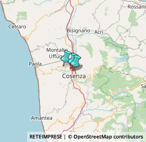 Mappa Via Po, 87036 Quattromiglia CS, Italia (39.1375)