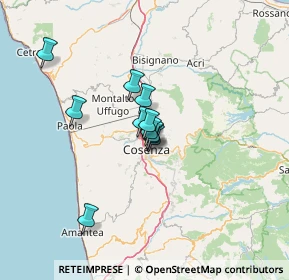 Mappa Via Po, 87036 Quattromiglia CS, Italia (9.31455)