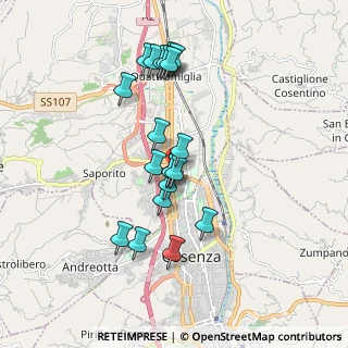 Mappa Via Po, 87036 Cosenza CS, Italia (1.788)