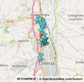 Mappa Via Po, 87036 Quattromiglia CS, Italia (0.98917)