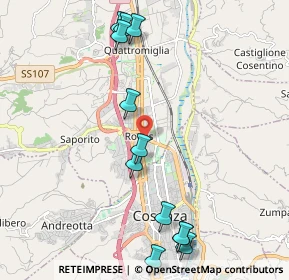 Mappa Via Po, 87036 Quattromiglia CS, Italia (2.65917)