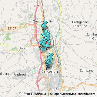 Mappa Via Francesco e Carolina Principe, 87036 Quattromiglia CS, Italia (1.26571)