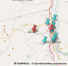 Mappa Via Luigi Pirandello, 87036 Rende CS, Italia (4.21182)