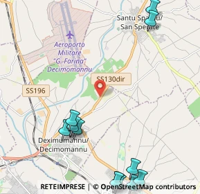 Mappa SS 130, 09033 Decimomannu CA, Italia (3.33385)