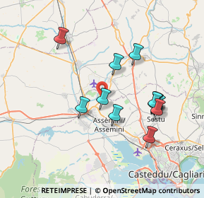 Mappa SS 130, 09033 Decimomannu CA, Italia (7.57583)