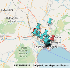 Mappa SS 130, 09033 Decimomannu CA, Italia (12.75368)