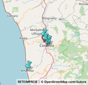 Mappa Via Antonio Ligabue, 87036 Rende CS, Italia (40.4675)