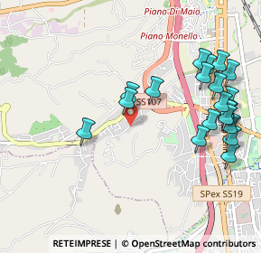 Mappa Via Antonio Ligabue, 87036 Rende CS, Italia (1.27)