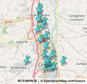 Mappa SS107, 87036 Quattromiglia CS, Italia (2.035)