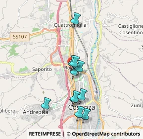 Mappa Via Salvador Allende, 87036 Quattromiglia CS, Italia (1.80818)