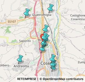Mappa Via Salvador Allende, 87036 Quattromiglia CS, Italia (1.79333)