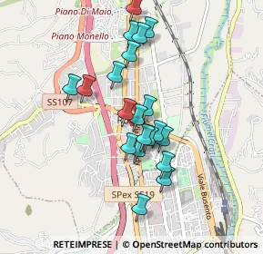 Mappa Via Salvador Allende, 87036 Quattromiglia CS, Italia (0.828)