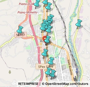 Mappa Via Salvador Allende, 87036 Quattromiglia CS, Italia (1.0175)