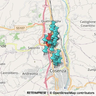 Mappa Via Caduti di Nassirya, 87036 Rende CS, Italia (1.028)