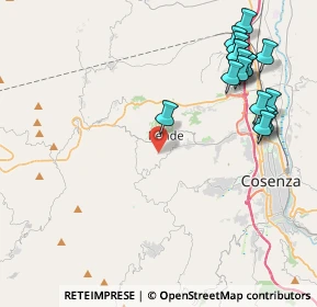 Mappa Via Alberto della Piagentina, 87036 Rende CS, Italia (5.53824)