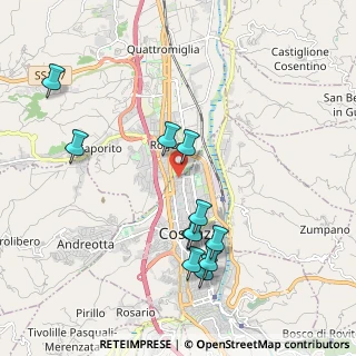 Mappa Via Caduti di Via D' Amelio, 87100 Cosenza CS, Italia (2.22273)