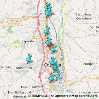 Mappa Via Caduti di Via D' Amelio, 87100 Cosenza CS, Italia (2.22833)