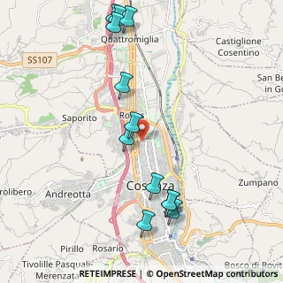 Mappa Via Caduti di Via D' Amelio, 87100 Cosenza CS, Italia (2.5825)