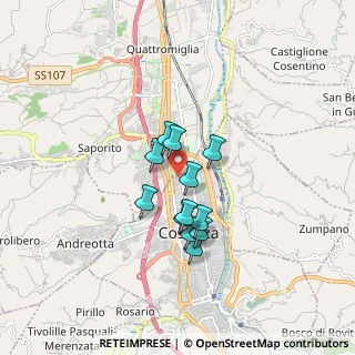 Mappa Via Caduti di Via D' Amelio, 87100 Cosenza CS, Italia (1.33)
