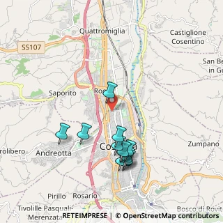 Mappa Via Caduti di Via D' Amelio, 87100 Cosenza CS, Italia (2.10417)