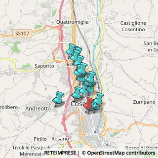 Mappa Via Caduti di Via D' Amelio, 87100 Cosenza CS, Italia (1.265)