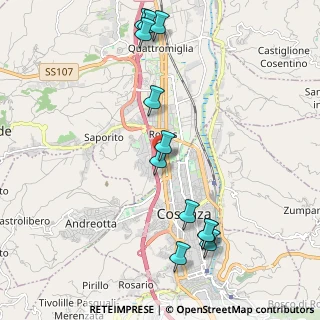 Mappa Via Cosenza, 87036 Quattromiglia CS, Italia (2.54417)