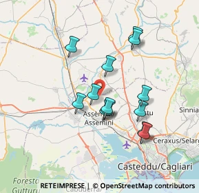 Mappa Localita' SA Carroccia, 09032 Assemini CA, Italia (6.79923)