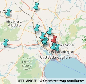 Mappa Localita' SA Carroccia, 09032 Assemini CA, Italia (13.25545)