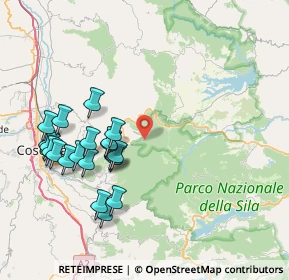 Mappa Via Roma, 87052 Spezzano della Sila CS, Italia (8.871)