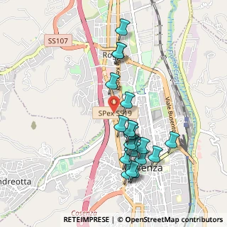 Mappa Viale Giovanni Formoso, 87100 Cosenza CS, Italia (1.0295)