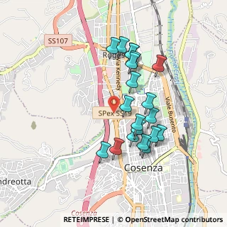 Mappa Viale Giovanni Formoso, 87100 Cosenza CS, Italia (0.9015)