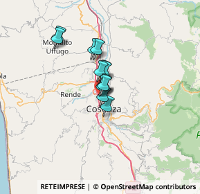 Mappa Via Martin Luther King, 87036 Rende CS, Italia (4.04667)