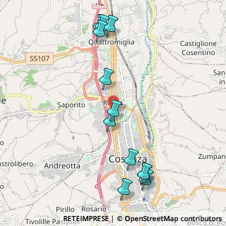 Mappa Via Kennedy IV traversa, 87036 Rende CS, Italia (2.59167)