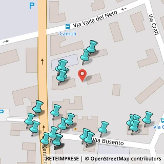 Mappa Piazzale Kennedy, 87036 Quattromiglia CS, Italia (0.07586)