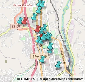 Mappa Piazzale Kennedy, 87036 Quattromiglia CS, Italia (0.8255)