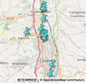 Mappa Piazzale Kennedy, 87036 Quattromiglia CS, Italia (1.51786)