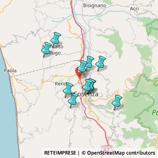 Mappa Via Campania, 87036 Quattromiglia CS, Italia (5.88)