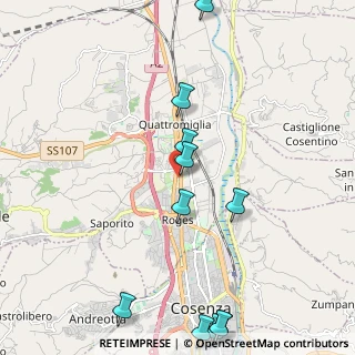 Mappa Via Francesco Cilea, 87036 Quattromiglia CS, Italia (2.91909)