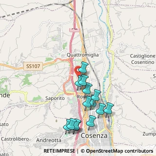 Mappa Via Mosca, 87036 Rende CS, Italia (2.27357)