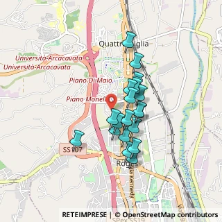 Mappa Via Mosca, 87036 Rende CS, Italia (0.7325)