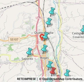 Mappa Via Belgrado, 87036 Cosenza CS, Italia (3.22154)