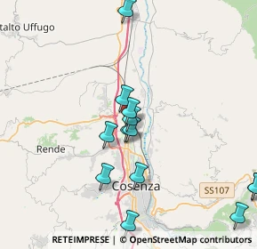 Mappa Via Maria Castellani, 87036 Rende CS, Italia (4.57154)