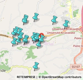 Mappa Contrada Gliannuzzi, 87036 Rende CS, Italia (0.977)