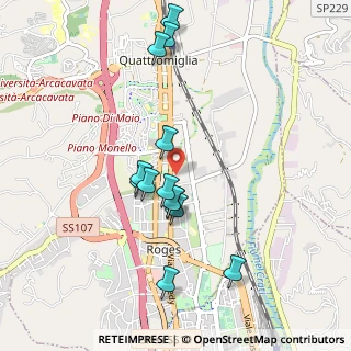 Mappa Via E. de Amicis, 87036 Quattromiglia CS, Italia (0.98846)