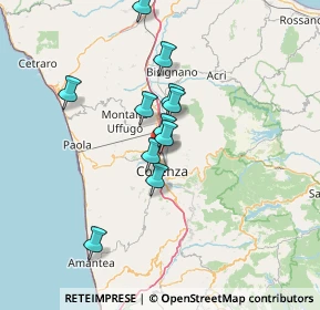 Mappa Via Vittorio Alfieri Complesso La Direzionale, 87036 Rende CS, Italia (12.09636)