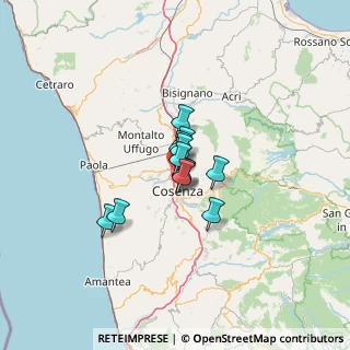Mappa Via E. de Amicis, 87036 Rende CS, Italia (7.41167)
