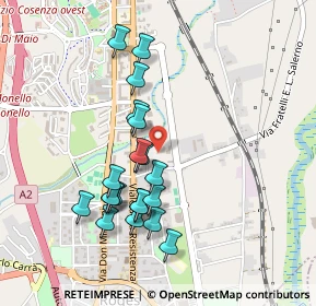 Mappa Via V. Alfieri, 87036 Rende CS, Italia (0.487)